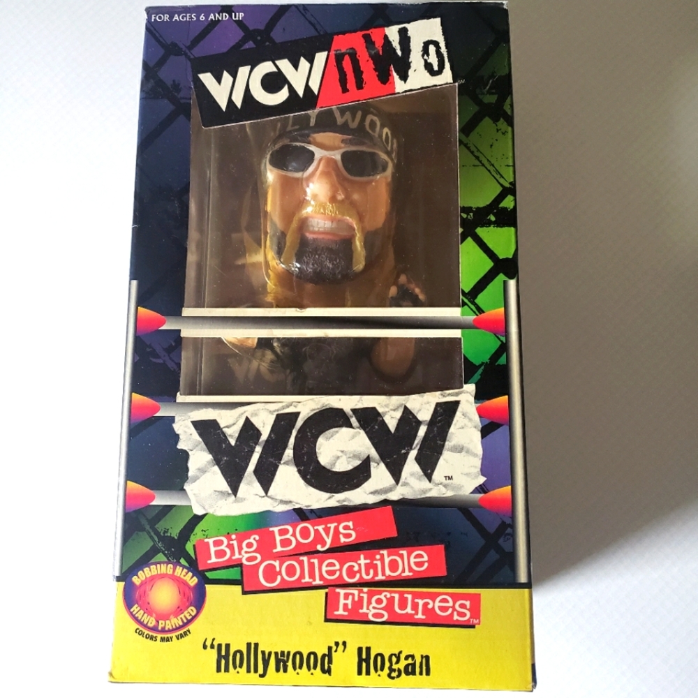 Just In: Unopened WCW nWo Hollywood Hogan Big Boys Collectible Bobble…